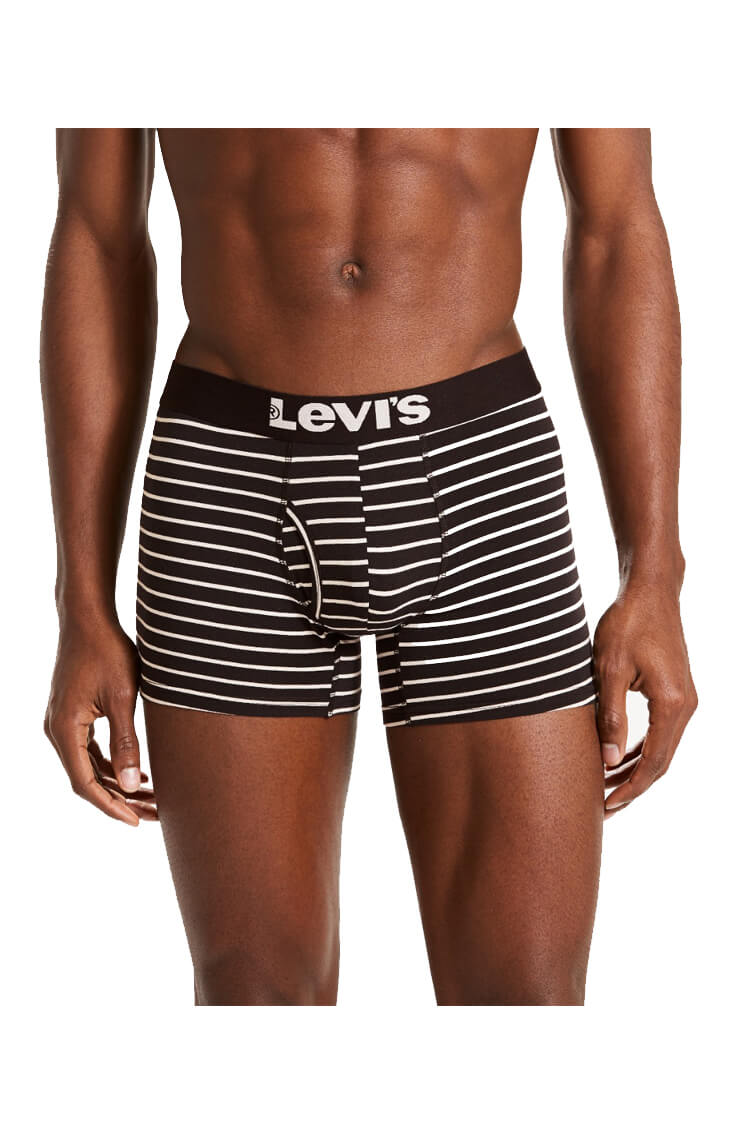 BOXER BRIEF  VINTAGE STRIPE BLK