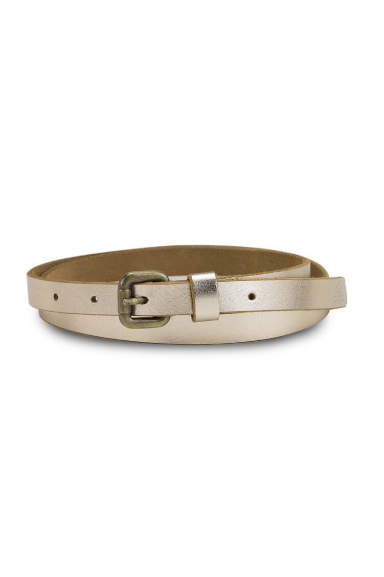 SKINNY METALLIC BELT OV